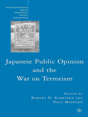 cover image of Japanese Public Opinion and the War on Terrorism